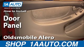 How To Remove Door Panel Oldsmobile Alero 9904 [upl. by Ethelind37]