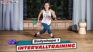 20 Min Ganzkörper Intervalltraining 1  Fatburning plus Kräftigung für zu Hause [upl. by Viridis]