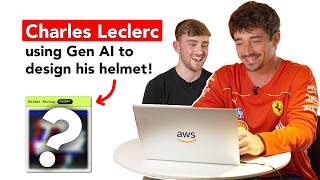 We used AI to design Charles Leclercs new F1 helmet  Scuderia Ferrari HP [upl. by Ait344]