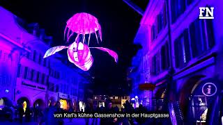 Zu Besuch am Lichtfestival in Murten [upl. by Otina816]