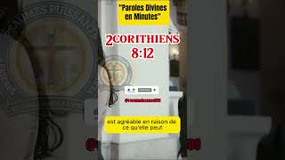 2corinthien 812bible dieu jesus psaumepourdormir verset video viral biblemessage psaume [upl. by Herzel]