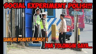 APAKAH POLISI AKAN MENOLONG PEMUDA INI SOCIAL EXPERIMENT INDONESIA [upl. by Aizahs]