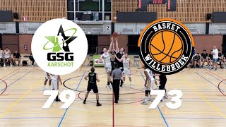 GSG Aarschot TDM2A vs Basket Willebroek TDM2B 7973 Belgian Cup 🏆 [upl. by Jaban]