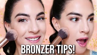 Powder bronzer tutorial ☀️ELALUZ velveteen queen bronzing powder makeuptutorial bronzer glow [upl. by Tena51]