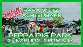 Erstes Onride Peppa Pig Coaster Papa Wutz‘ Achterbahn im 1 Peppa Pig Park in Europa [upl. by Dachia]