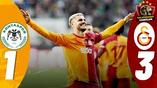 Konyaspor 13 ŞAMPİYON GALATASARAY  Maç Özeti  Önemli Kareler [upl. by Doy]