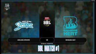 Playing BBL For First Time In Cricket 24😍🤩Adelaide Strikers Vs Brisbane HeatPart 1🤩🤑cricket [upl. by Redneval]