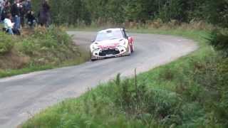 Test Sebastien LoebCitroen DS3 WRCRallye de France 2013 HD [upl. by Adlei]