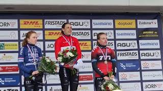 Lucinda Brand wint in Hoogeveen het NK veldrijden [upl. by Sama896]