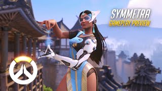 Overwatch Symmetra Gameplay Preview EU [upl. by Onibag934]