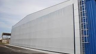 MEGA CORTINAS PLEGABLES PARA HANGARES Y BODEGAS CON ACCESOS DE GRANDES DIMENCIONES [upl. by Eterg]