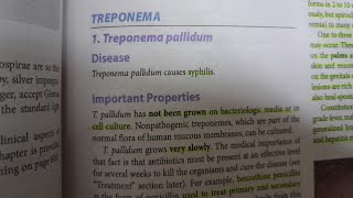 Treponema Pallidum  MICROBIOLOGY [upl. by Ohare]