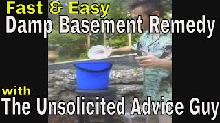 Wet Basement and Odor Eliminator DIY [upl. by Ysnil]