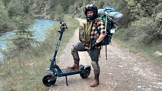 The LAZY Mans Way to Backpacking  EScooter Camping Idaho [upl. by Amargo]