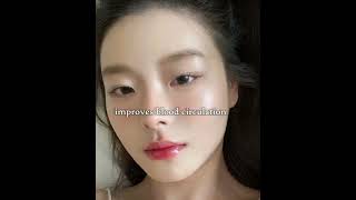 icing face benefits foryou fyp ice face skincare skin girl [upl. by Magee]