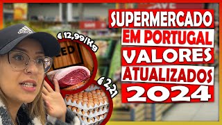 Compras no supermercado em Portugal VALORES DE 2024 [upl. by Riella]