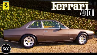 FERRARI 400i  400 i 1983  Modest test drive  V12 Engine sound  SCC TV [upl. by Dorin630]