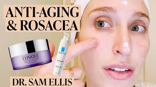 A Dermatologists AntiAging Skincare Routine for Rosacea amp Sensitive Skin  Skincare Expert [upl. by Surdna427]