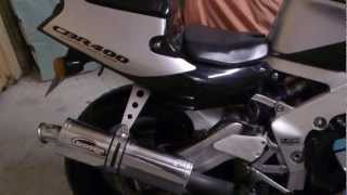 honda cbr 400 rr scorpion exhaust [upl. by Htur]