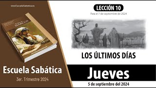 Escuela Sabática  Sábado 7 de septiembre del 2024  Lección Alumnos [upl. by Lleznod]