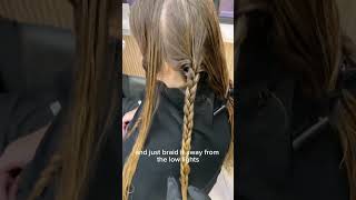 How I do a REVERSE BALAYAGE 😲Lowlights 88  35vol 12 ratio 🤫howto technique sydney [upl. by Ines]