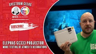 Elephas GC333 Projector Review and AtmosFX [upl. by Enelehcim]