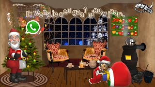 Kerstgroet via WhatsApp 2023 Edition Animated Version [upl. by Supmart]