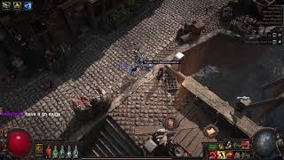 Path of exile  cyclone shockwave SLAYER 96 Is 97 in the cards tonight [upl. by Nomaj]