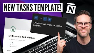 Automate Your Tasks in Notion With Notion Automations  NEW Template [upl. by Clarkin]