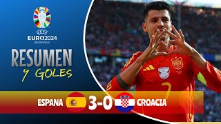 España  Croacia  30  Resumen y Goles  Eurocopa 2024 [upl. by Sylvia]