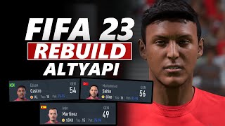 FIFA 23 ALTYAPI REBUILD  GENÇ YETENEKLER SAHADA  KARİYER MODU [upl. by Primavera92]