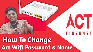 How to Change Act wifi Password amp Wifi Name I ACT Wifi ka password kaise change kare I actfibernet [upl. by Dasya]