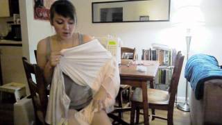 Nerd It Up — How to Fix a SeeThrough Skirt EASY for Beginners [upl. by Zippora271]