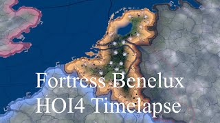 What if the Benelux United and had Max Level Forts in 1936  HOI4 Timelapse [upl. by Migeon]