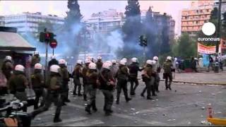 Greece parliament prepares for austerity vote [upl. by Ryley]