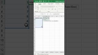 Calculate Running Total Using SCAN Function in Excel excel excelfunction [upl. by Lletnahc353]