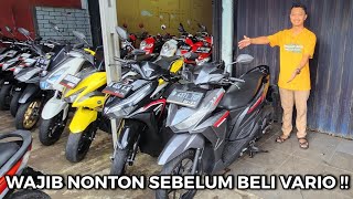 REVIEW KONDISI LENGKAP HARGA MOTOR BEKAS HONDA VARIO 125 LED [upl. by Bernadine]