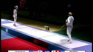 Fencing JWCH 2010 Womens Sabre SemiFinal 2 [upl. by Mahalia]