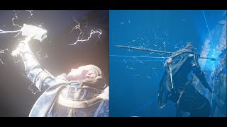 Assassins Creed Valhalla  Thors Hammer amp Excalibur Sword Dual Wielding Combat Gameplay [upl. by Isac]