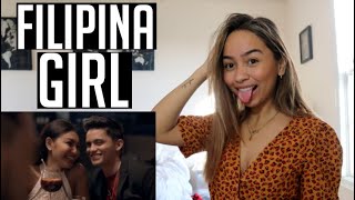 Filipina Girl  Billy Crawford Marcus Davis and James Reid MV REACTION [upl. by Gallagher]