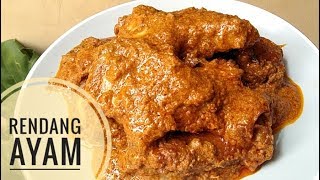 Resep rendang ayam [upl. by Akilam]