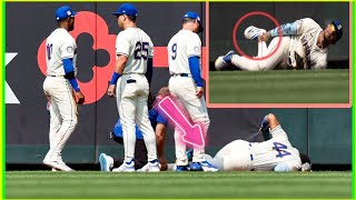 Mariners Julio Rodríguez ankle injury 🔴 Leaves Game vs Astros After Outfield Wall Crash 🚑⚾ [upl. by Vitus595]