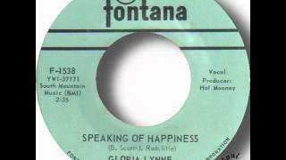 Gloria Lynne  Speaking Of Happinesswmv [upl. by Hodgkinson]