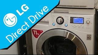 LG 11 kg washing machine F 1443 KD  Darks wash 30° [upl. by Leonerd827]