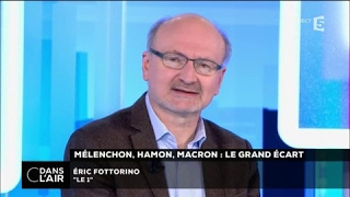 Mélenchon Hamon Macron  le grand écart  Les questions SMS cdanslair 10032017 [upl. by Anaehr]