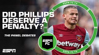 PENALTY OR NOT ESPN FC debates crucial call in Newcastle vs West Ham 👀 [upl. by Thatcher355]