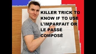 KILLER TRICK to work out if LIMPARFAIT or LE PASSÉ COMPOSÉ [upl. by Aicemaj]