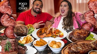 COMENDO NO BALCÃO DA CHURRASCARIA FOGO DE CHÃO [upl. by Grosvenor82]