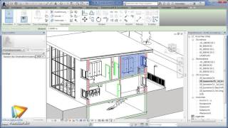 Autodesk Revit Schnelle 3DPräsentationen Tutorial 3DSchnitt bemaßen video2braincom [upl. by Giglio]