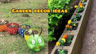 GARDEN DECORATION IDEAS ll GARDEN DECORATIVE IDEAS ll [upl. by Aneehta]